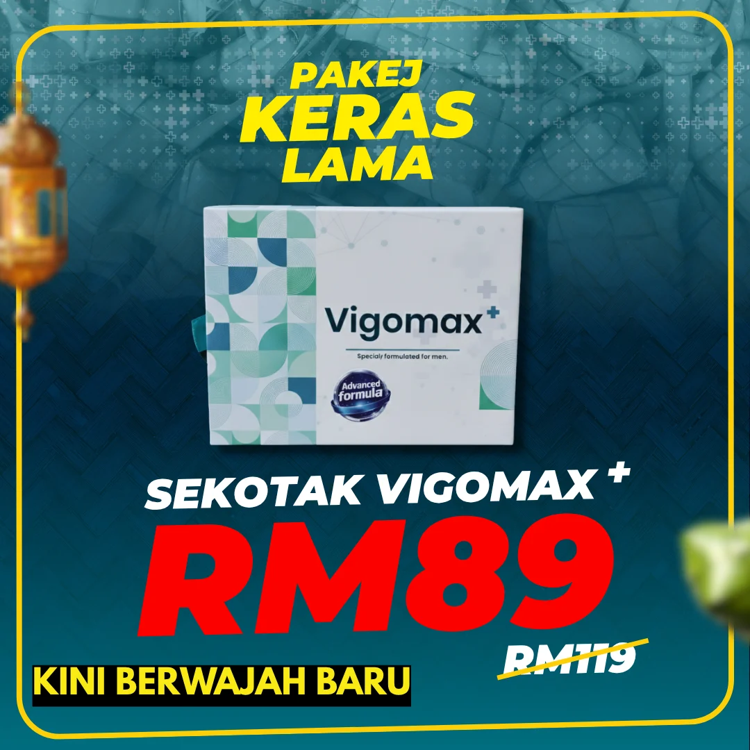 Pakej satu kotak VIGOMAX+ RM89